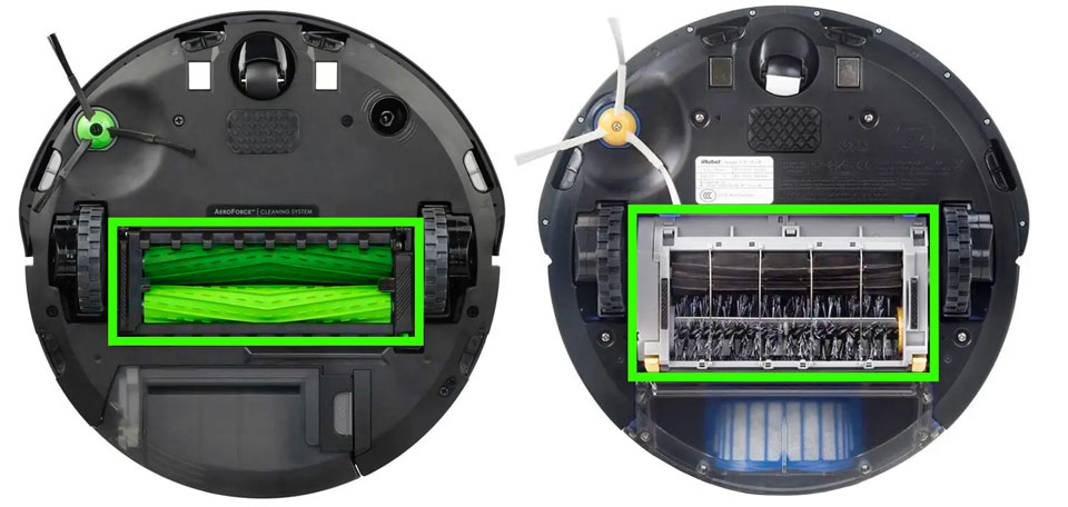 iRobot Roomba Ошибка 2 - Откройте щеточный модуль Roomba и очистите щетки.