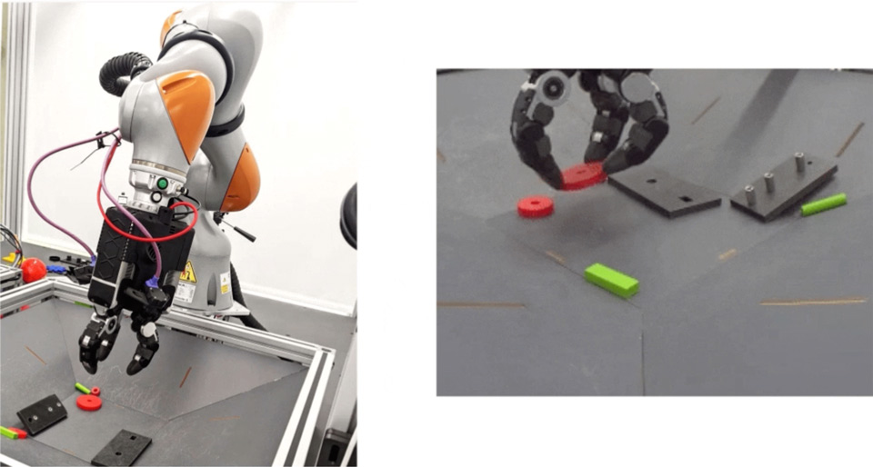 Переход RoboCat от двупалого к трехпалому манипулятору 