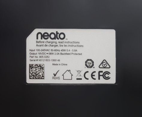 Зарядная станция (база) для робота-пылесоса Neato Botvac