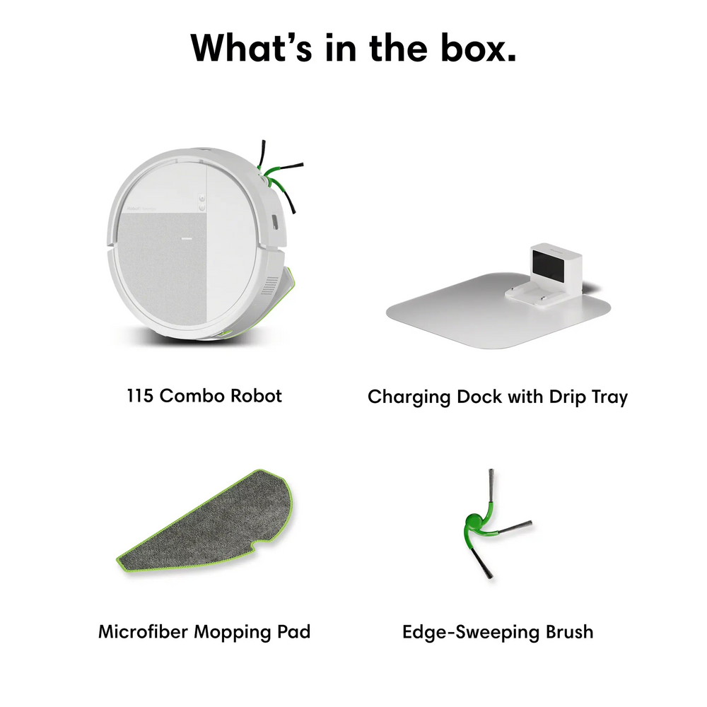 Робот пилосос iRobot Roomba 115 Combo White