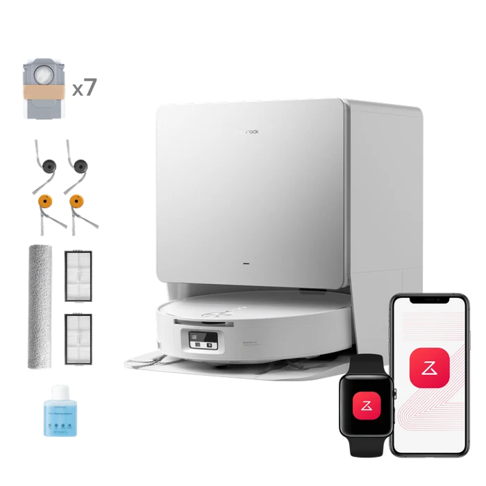 Робот Пилосос Roborock Saros 20 Flow Complete White