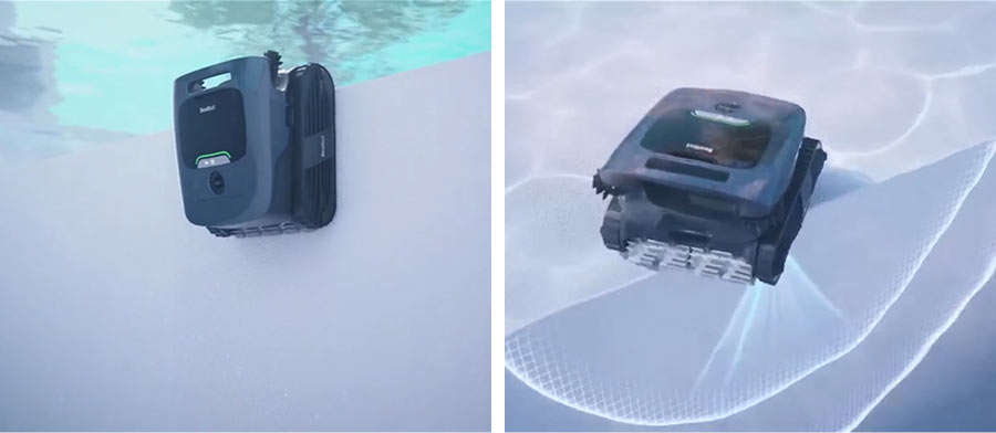 Beatbot AquaSense 2 Ultra поднимается на край и замечает край