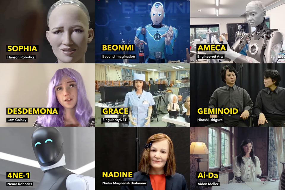 Роботы-спикеры на саммите ООН ИИ во Благо