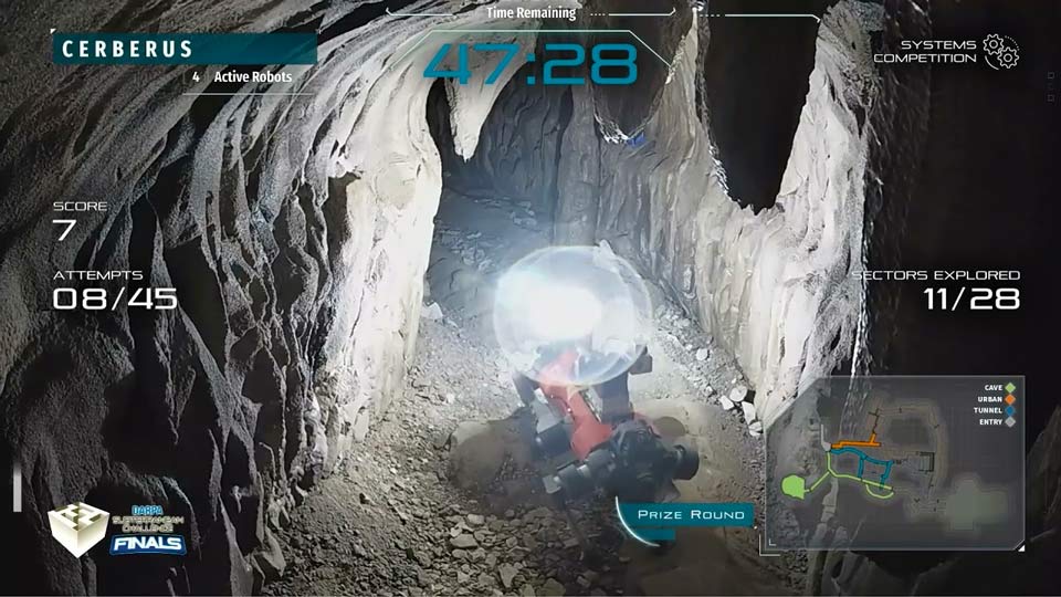 Робо-собака Autonomous Exploration Research Team досліджує тунелі шахт
