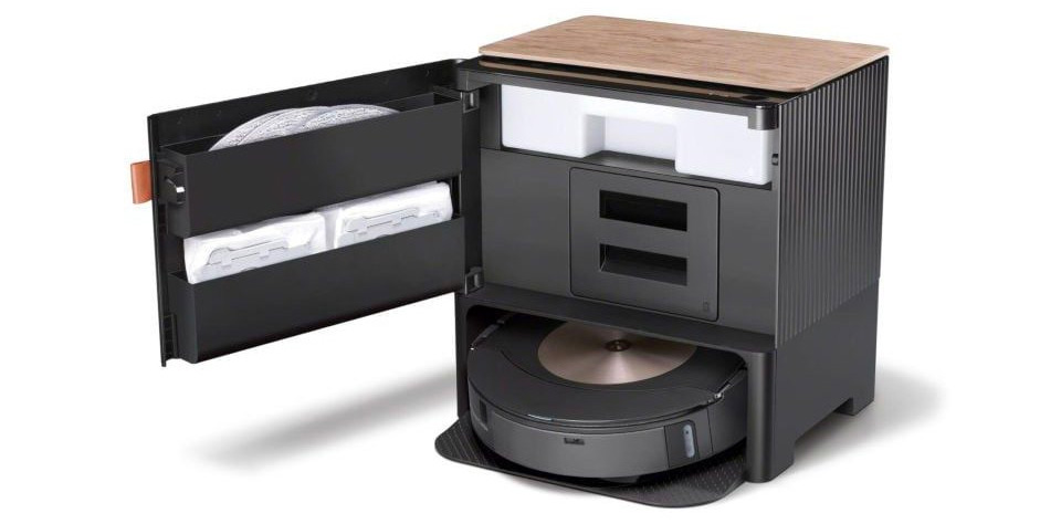 Дизайн станції самообслуговування Roomba Combo j9+ Auto-Fill Robot Vacuum and Mop
