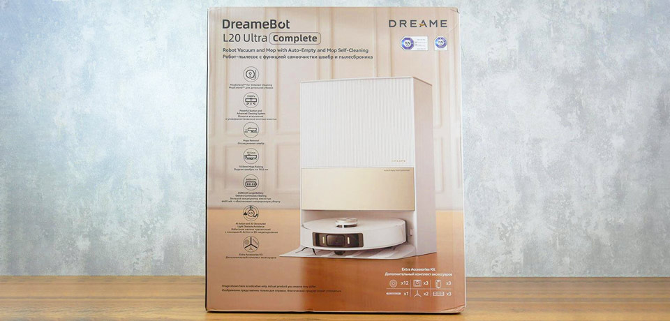 Коробка DreameBot L20 Ultra Complete