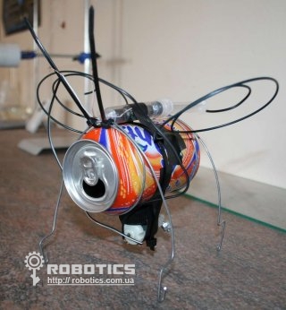 Собираем Вибрирующий Робот-Насекомое из Жестяной Банки - 8