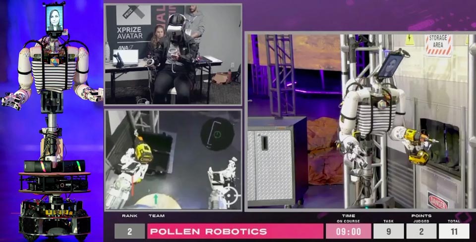 Робот от Team Pollen Robotics