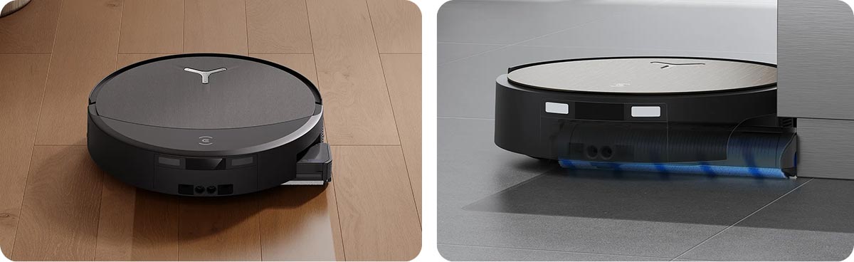 Deebot T90 Pro Omni та Deebot X12S OmniCyclone миють підлогу