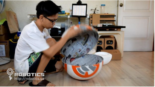 Creating a BB-8 droid for Arduino with your own hands