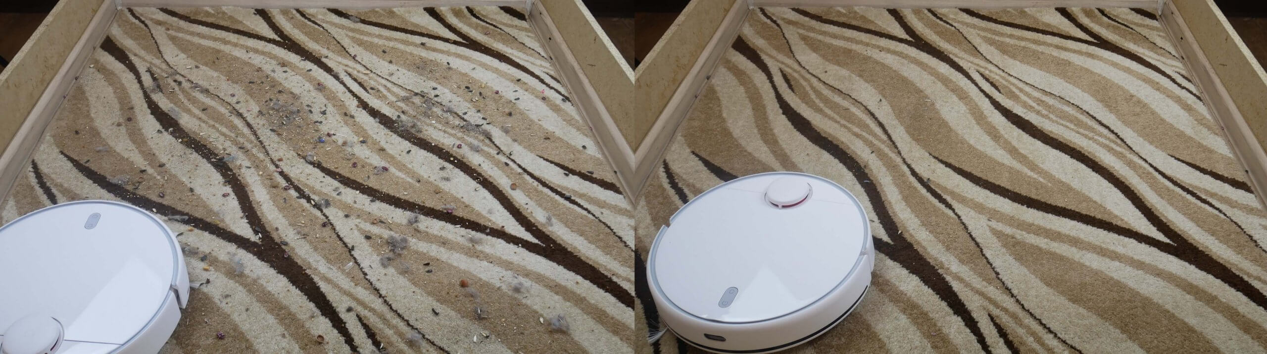 Чистка ковровых покрытий Xiaomi Mijia Self-Cleaning Sweeping Mopping Robot MJSTP