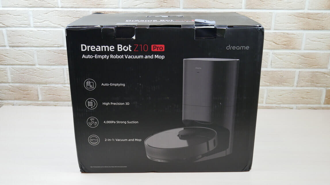 Внешний вид коробки Dreame Bot Z10 Pro