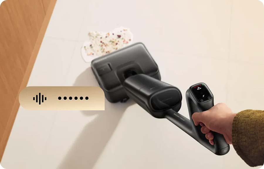 Dreame T14 Pro озвучивает голосовые подсказки
