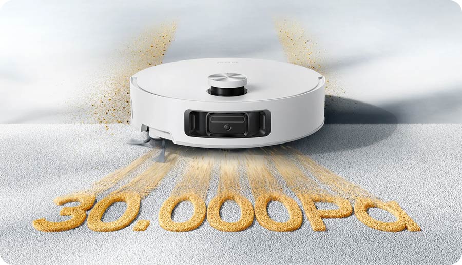 Dreame Aqua 10 Roller AE всасывает 30 000 Па