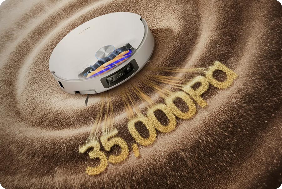 Dreame X50s Ultra всасывает 35000 Па
