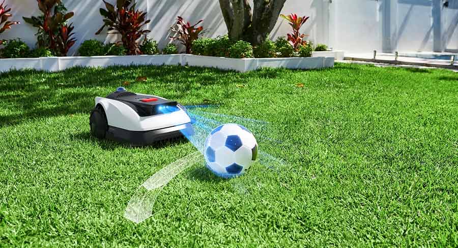 Ecovacs Goat O1200 LiDAR PRO замечает шланг