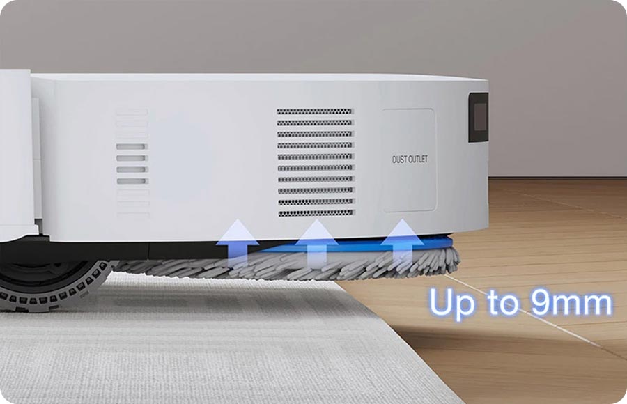 ECOVACS DEEBOT T50S PRO OMNI піднімає диски