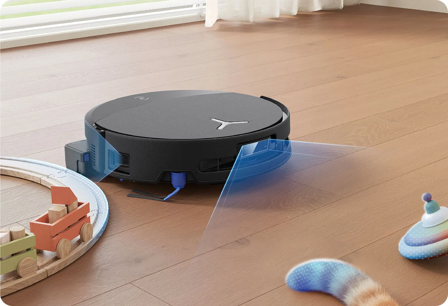 Ecovacs Deebot T90 PRO OMNI помічає предмети