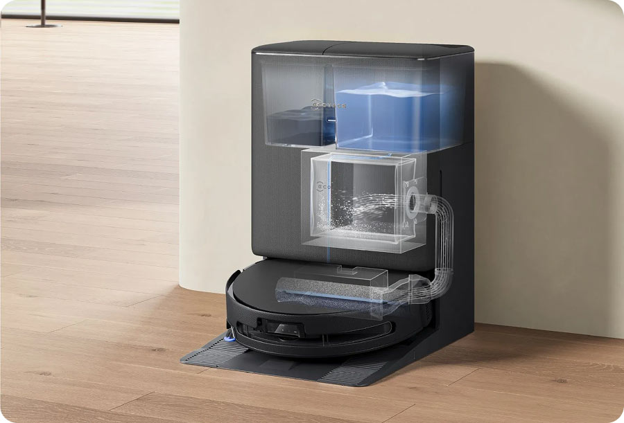 Структура станції Ecovacs Deebot T90 PRO OMNI