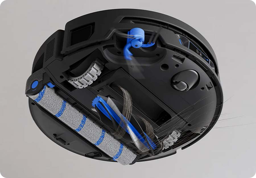 Deebot X12S OmniCyclone не наплутує волосся