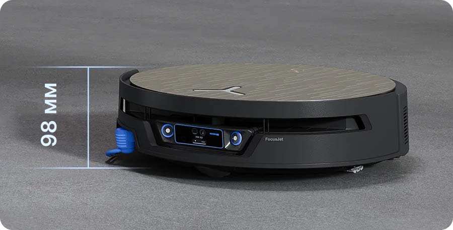 Висота корпусу Deebot X12S OmniCyclone