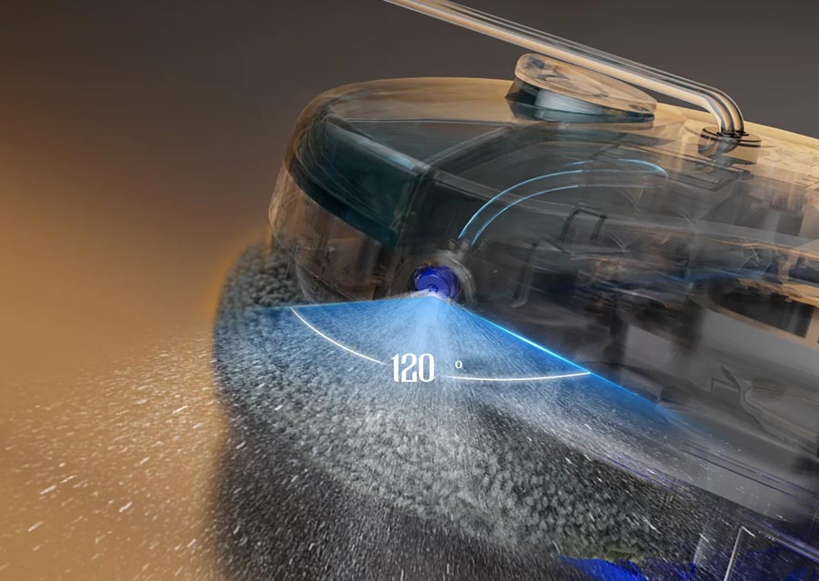 HUTT T10 розпилює рідину