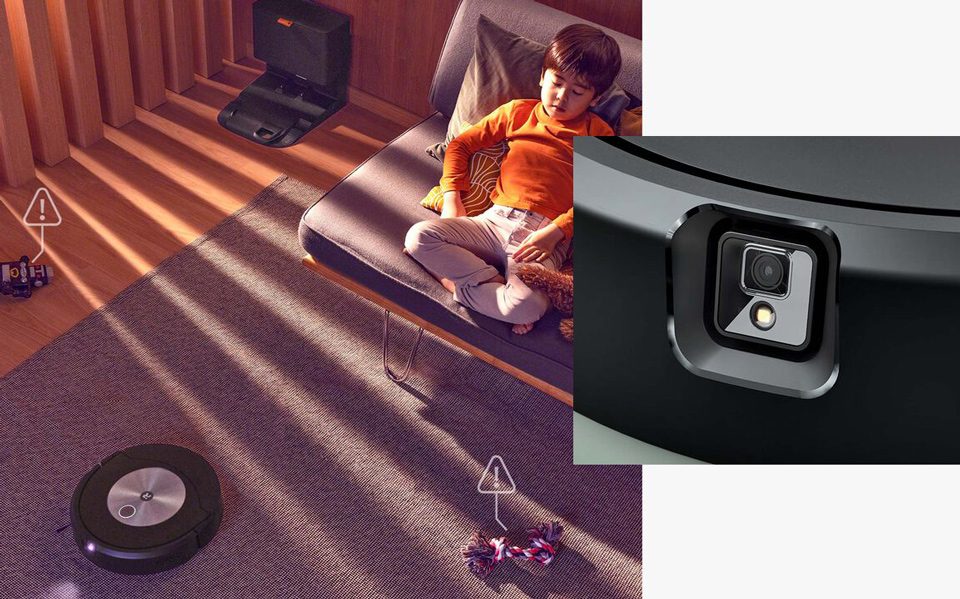 Розпізнавання об'єктів на підлозі iRobot Roomba Combo j7 Plus