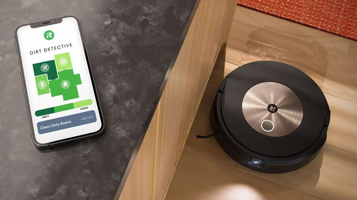 Удобное управление со смартфона iRobot Roomba Combo j9+