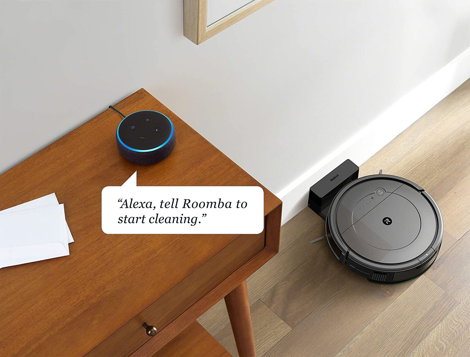 Голосовое управление iRobot Roomba Combo