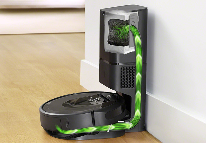 Технология Clean Base iRobot Roomba i7 Plus