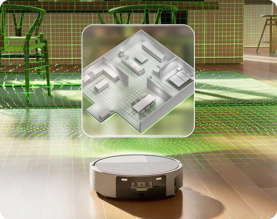iRobot Roomba Max 775 Combo будує карту