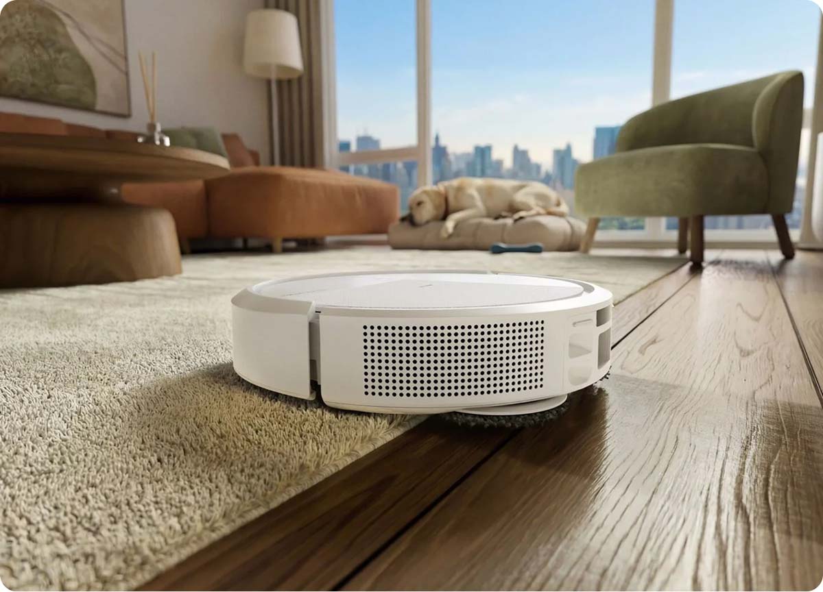 iRobot Roomba Plus 515 Combo піднімає мопи
