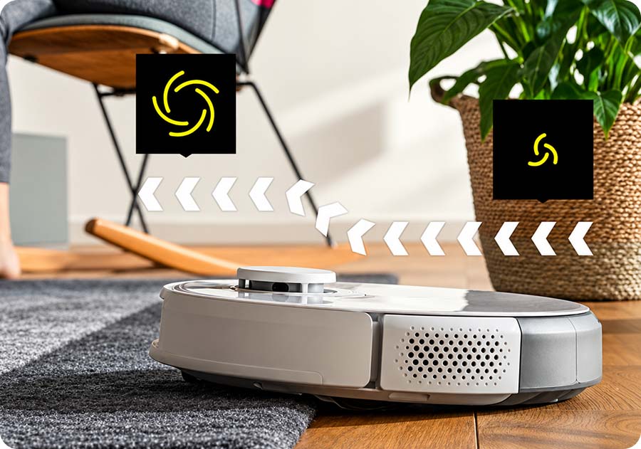 Karcher RCV 5 Comfort повышает мощность на ковре