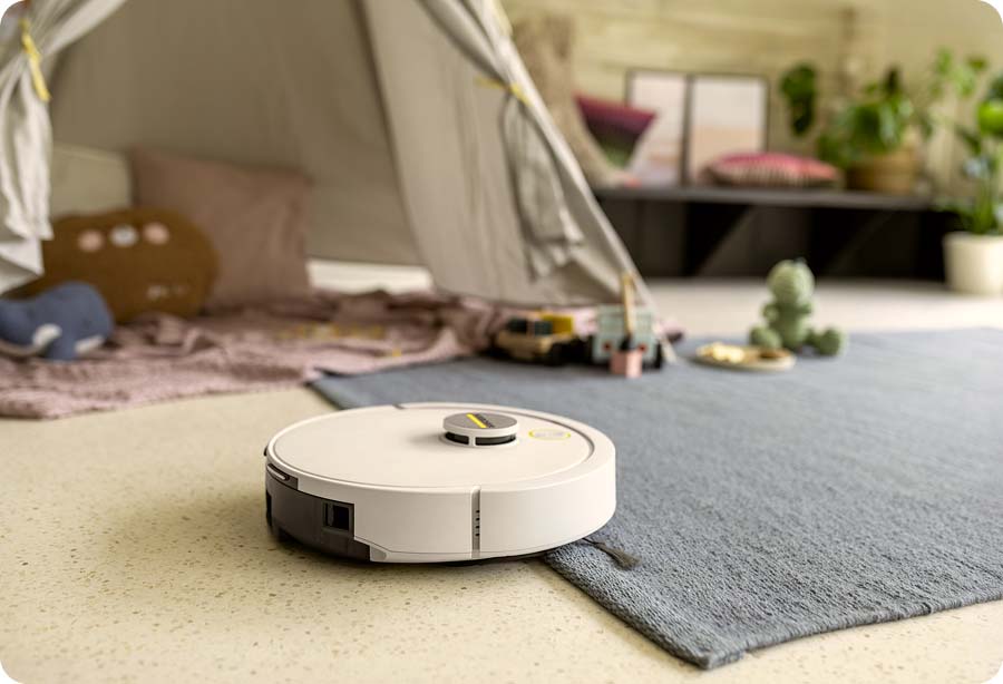 Karcher RVC 3 Comfort пылесосит ковер