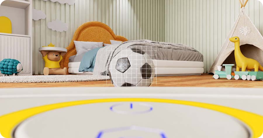 Karcher RVM 4 Comfort виявляє мʼяч