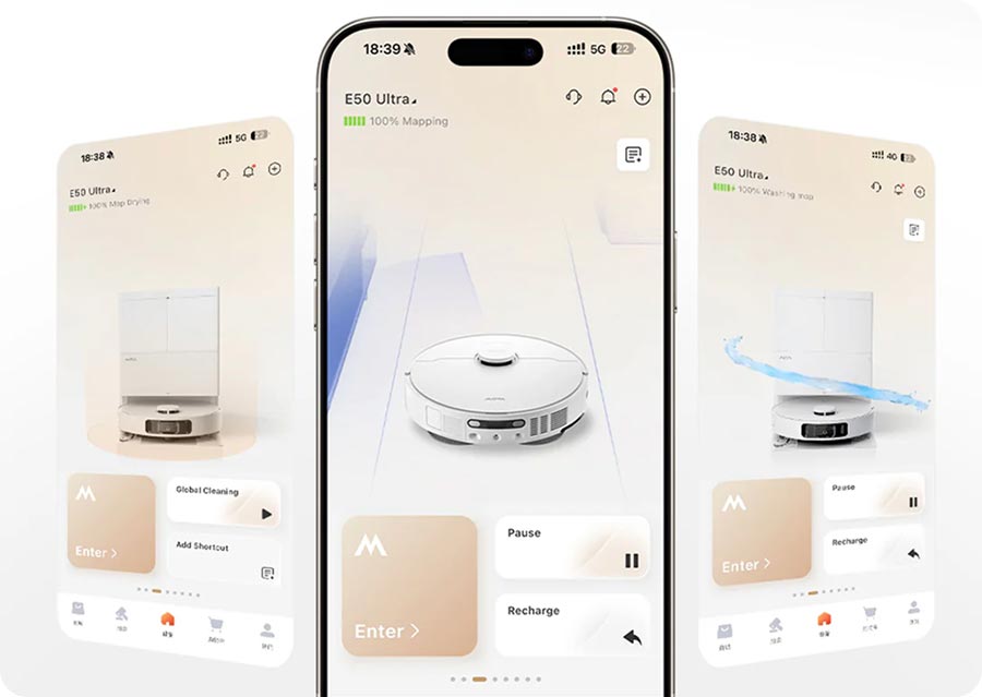 Карта уборки Mova E50 Ultra