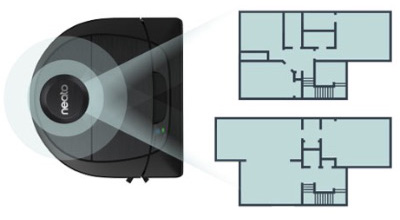 Neato Botvac D6 Connected прибирання з кількома планами поверхів