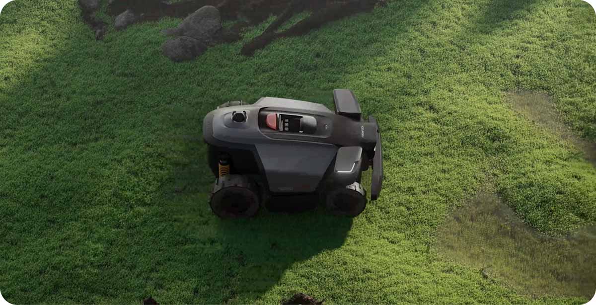 Roborock RockMow Z1 LiDAR їздить по нерівному газону