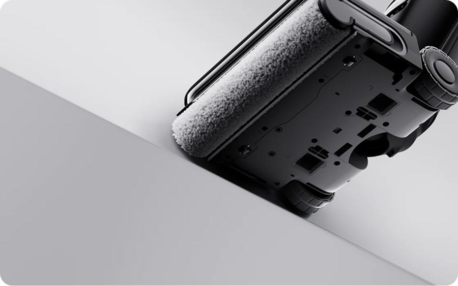 Roborock F25 Lite Combo миє вздовж краю