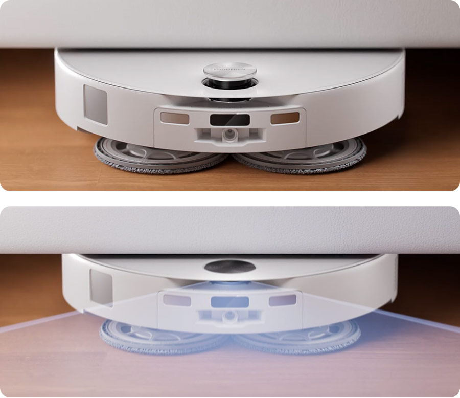 Roborock Qrevo Edge 2 Pro складає лідар і прибирає під меблями