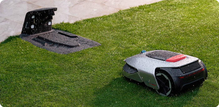 Робот Газонокосилка Dreame Roboticmower A1 когда начался дождь