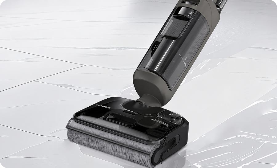 Tineco FLOOR ONE i6 Stretch всасывает лишнюю воду