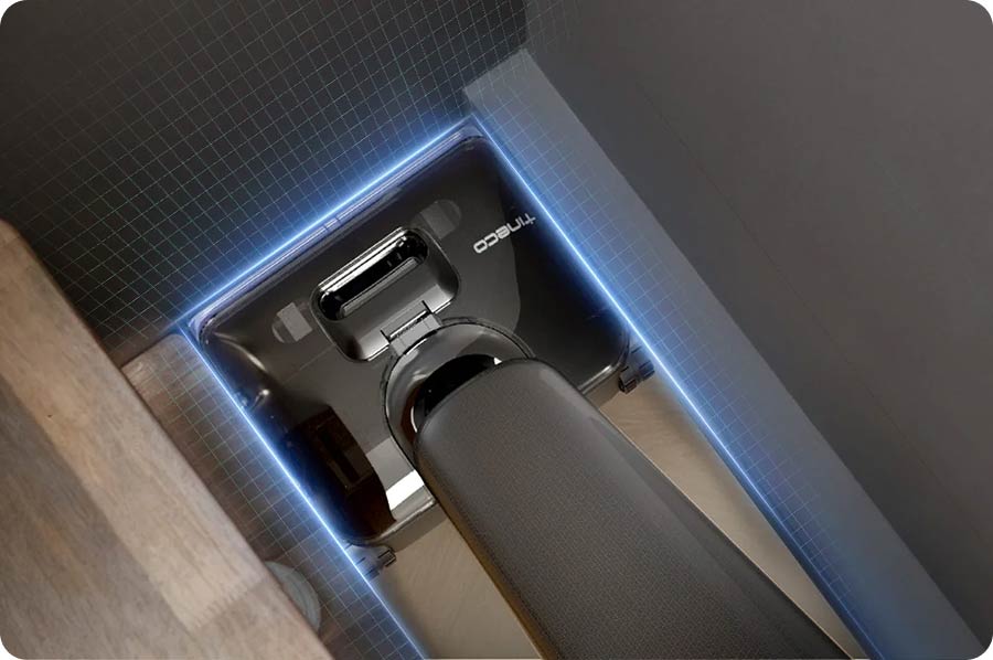 Tineco FLOOR ONE S9 Artist Steam Pro пылесосит вдоль стен