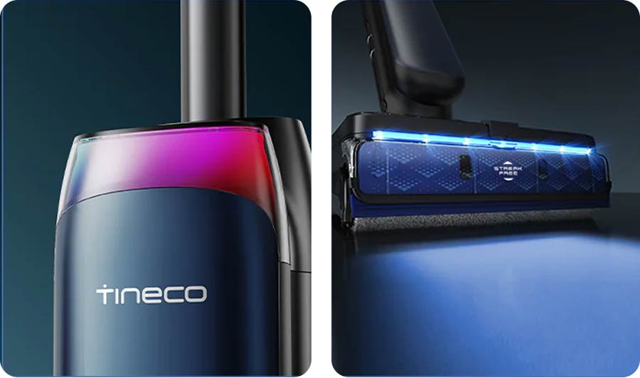 Дисплей и приложение Tineco FLOOR ONE Station S9 Artist
