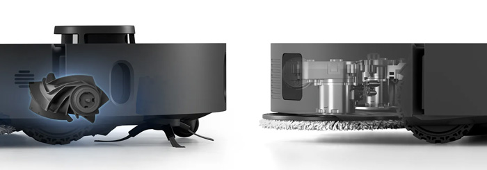 Dreame X30 Ultra здатний ховати турбо-щітку і піднімати диски