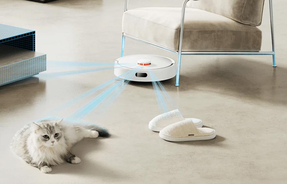 Xiaomi Mi Robot Vacuum S20 виявлення предметів