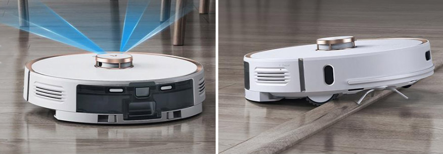Viomi Robot Vacuum Cleaner S9 здатний стабільно працювати на підлозі з перепадами висоти до 2 см